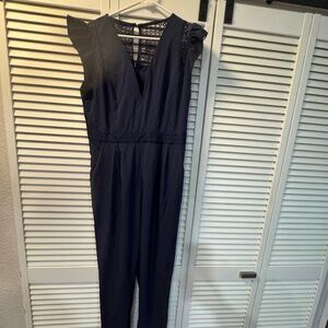 NWOT- Elegant Navy Jumpsuit large